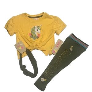 Lemon Kiss Magical Unicorn /3 Piece Set For Girls /Size 18 Months
